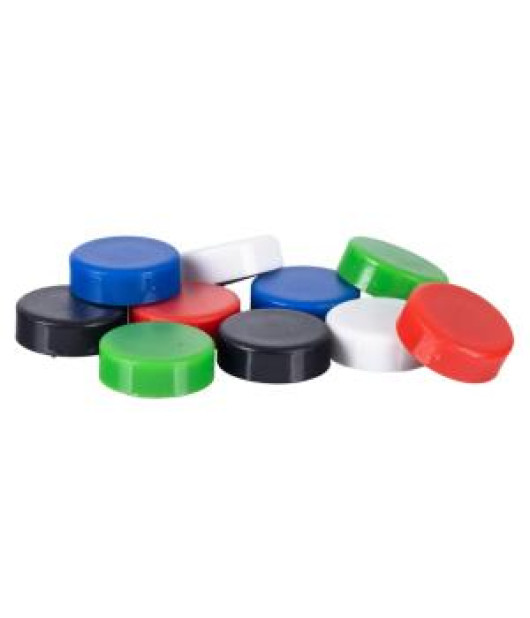 Magnety Q-CONNECT okrúhle, 20 mm, 10 ks, mix farieb 