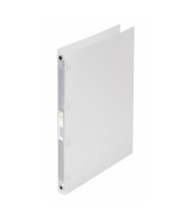 Zakladač 4-krúžkový Q-CONNECT celoplastový 1,6cm transparentný mliečny 