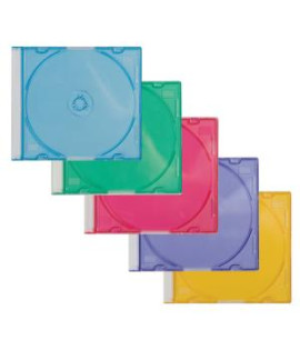 Farebné obaly na CD/DVD Q-CONNECT 
