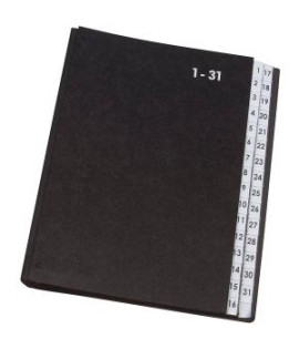Podpisová kniha 1-31 Q-CONNECT čierna 