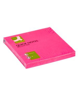 Samolepiaci bloček Q-CONNECT neónové 76x76mm ružové 