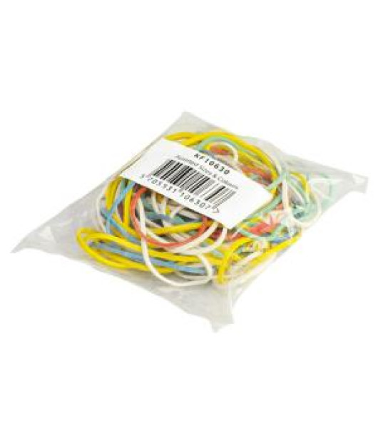 Gumičky Q-CONNECT, 25g, mix farieb 