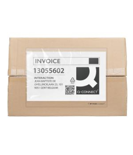 Vrecká na sprievodky Q-CONNECT C4 225x320mm 250ks 