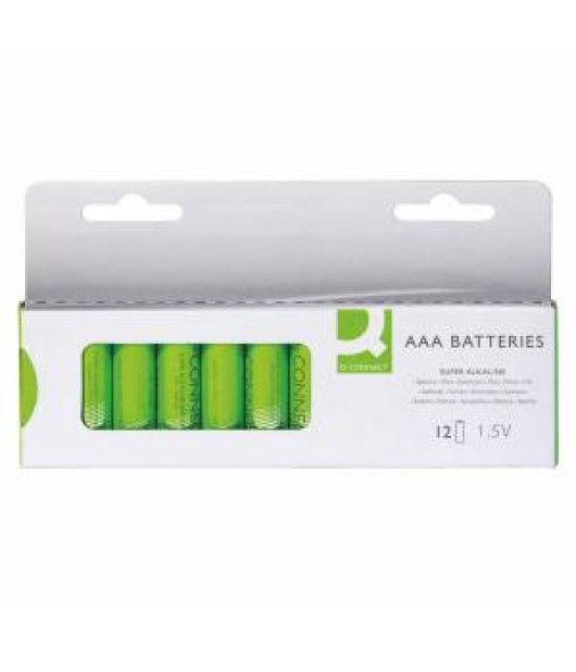 Batéria Q-CONNECT AAA mikrotužkové 12 ks 