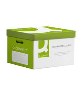 Archívna krabica s odnímateľným vekom Q-CONNECT zelená 515x305x350 mm 