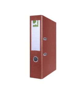 Zakladač pákový Q-CONNECT poloplastový 7,5cm bordó 