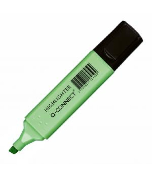 Zvýrazňovač Q-CONNECT pastel zelený 