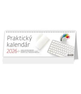 Stolový kalendár stĺpcový 33,6x12,1 cm - Praktický 2026 