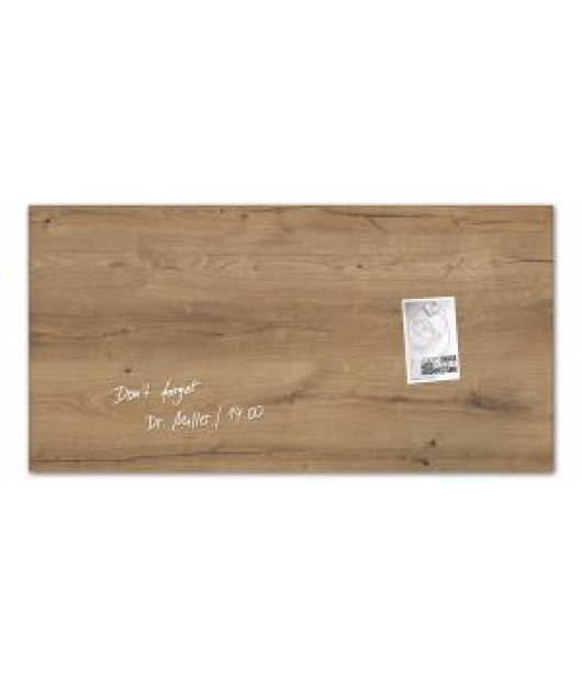 Sklenená tabuľa artverum 91x46cm prírodné drevo 
