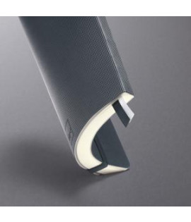 Zápisník CONCEPTUM linajkový tmavo sivý, mäkká väzba 135x210mm 