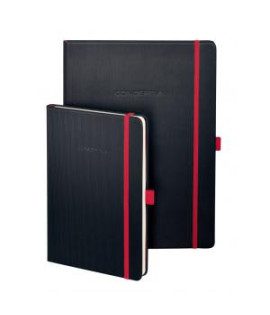 Zápisník CONCEPTUM Red Edition A5, linajkový čierno-červený 