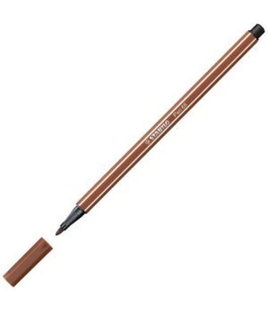 Popisovač STABILO Pen 68 červená hlinka 