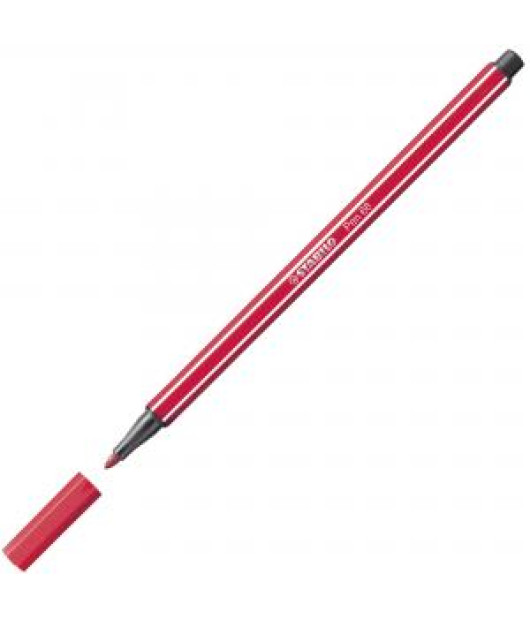 Popisovač STABILO Pen 68 tmavočervený 