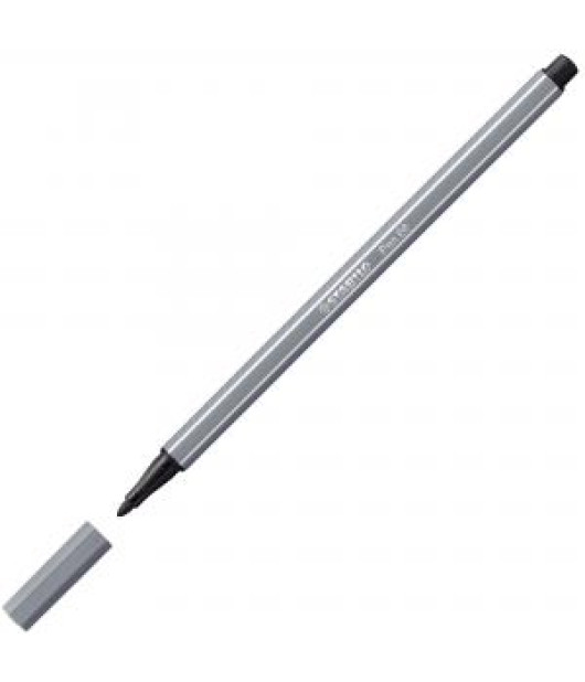 Popisovač STABILO Pen 68 tmavosivý 