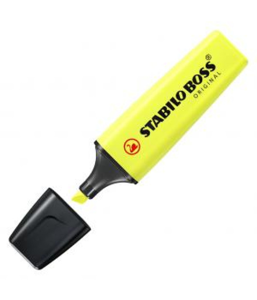 Zvýrazňovač STABILO BOSS ORIGINAL žltý 