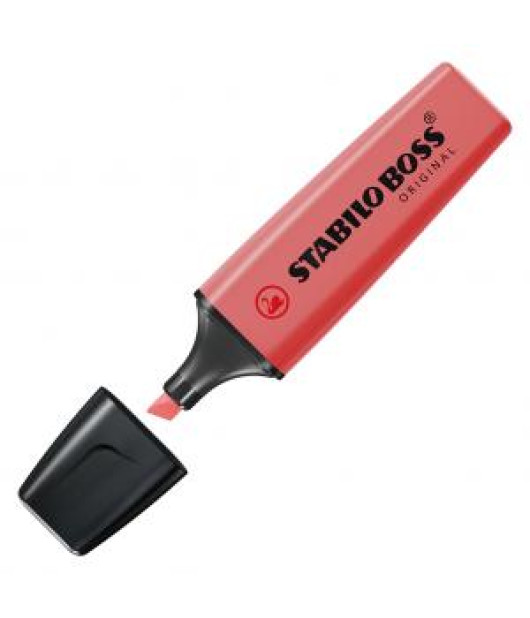 Zvýrazňovač STABILO BOSS ORIGINAL červený 