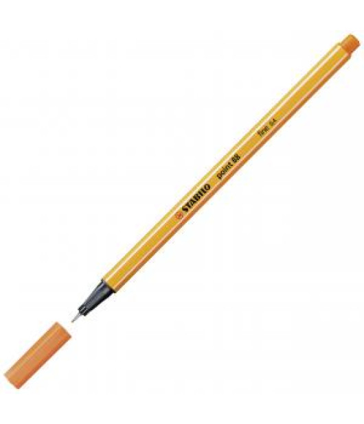 Liner STABILO Point 88 žltočervený 