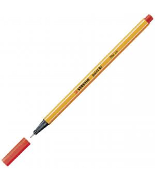 Liner STABILO Point 88 jasne červený 