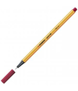 Liner STABILO point 88 tmavočervený 