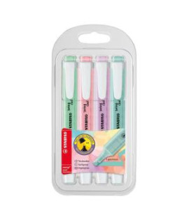Sada zvýrazňovačov STABILO swing cool Pastel  4S 