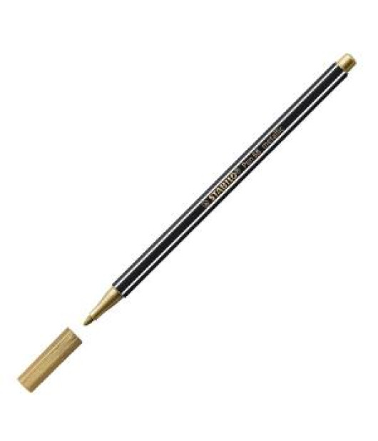 Popisovač STABILO Pen 68 metalic zlatá 
