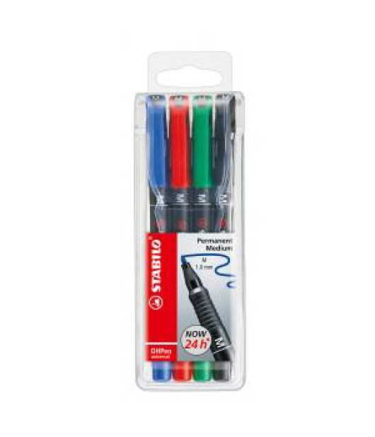 Sada popisovačov OHP STABILO universal M 843/4S 