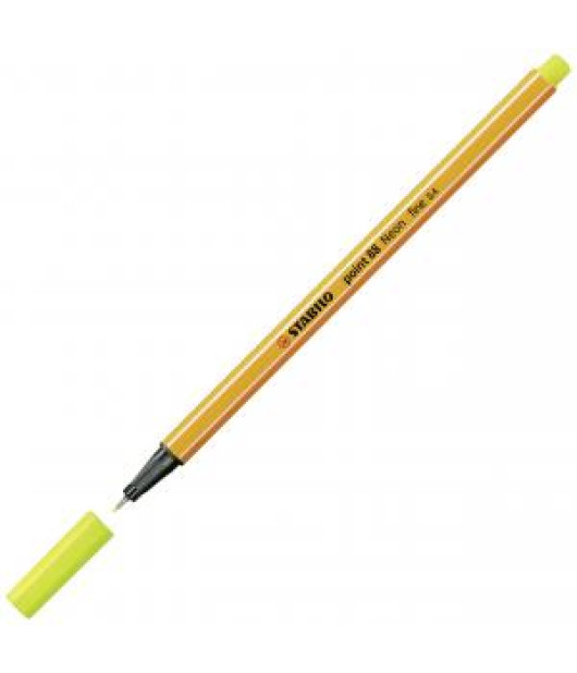 Liner STABILO Point 88 neon žltá 