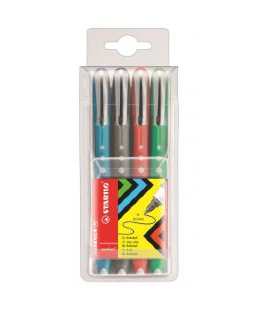 Sada rollerov STABILO worker colorful 4 ks 