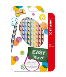 Drevené farbičky STABILO EASYcolors L, sada 12 ks 