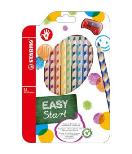 Drevené farbičky STABILO EASYcolors P. sada 12 ks 