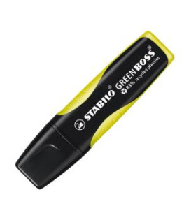 Zvýrazňovač STABILO GREEN BOSS žltý 