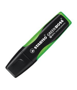Zvýrazňovač STABILO GREEN BOSS zelený 