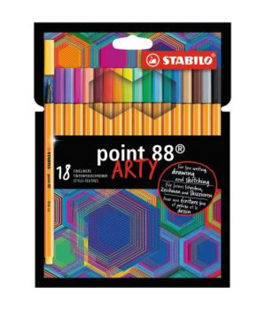 Sada linerov STABILO point 88/18S ’ARTY’ 
