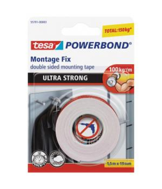 Montážna páska TESA Powerbond ultra strong 19mm x 1,5m 