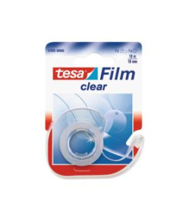 Lepiaca páska TESA clear 19 mm x 10 m s dispenzorom 