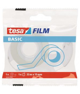 Lepiaca páska TESA basic 15 mm x 33 m s odvíjačom 