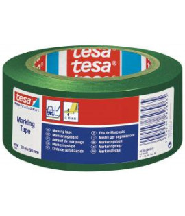 Vyznačovacia páska lepiaca TESA 50 mm x 33 m zelená 
