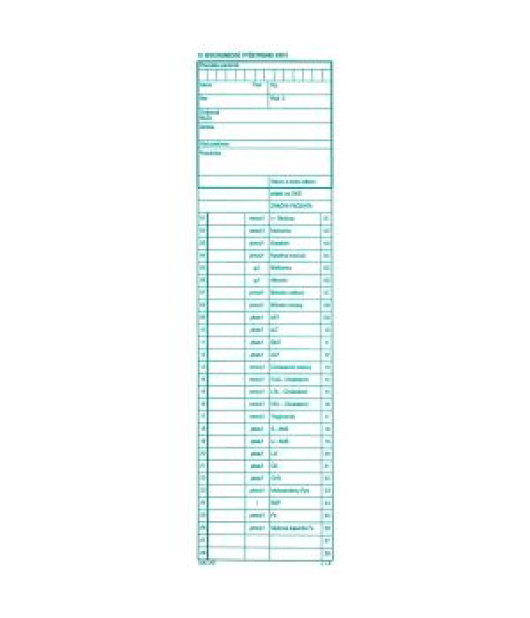 Biochemické vyšetrenie krvi 100 listov 