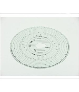 Tachografické kotúče Kienzle 125-24 4KA, 100 ks 