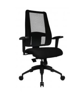 Kancelárska stolička LADY SITNESS DELUXE čierna 