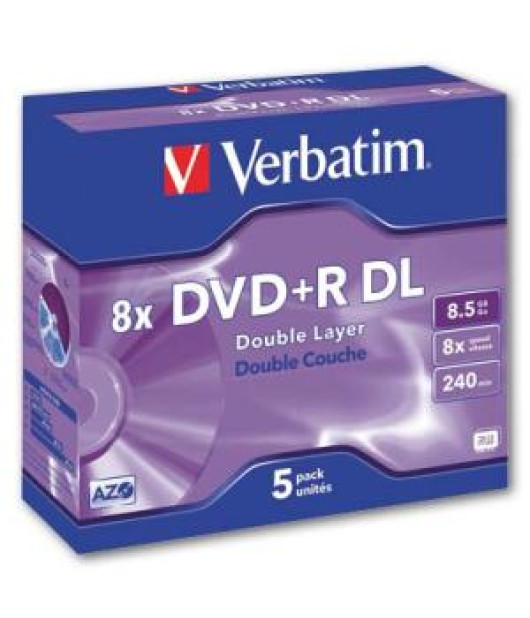 Verbatim DVD+R 8x DL 8,5GB 