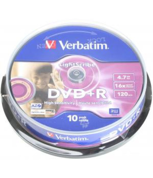 Verbatim DVD+R 16x cake10 