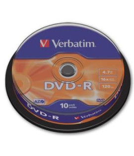 Verbatim DVD-R 16x cake10 