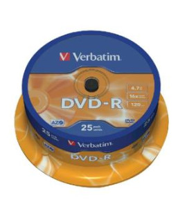 Verbatim DVD-R 16x cake25 