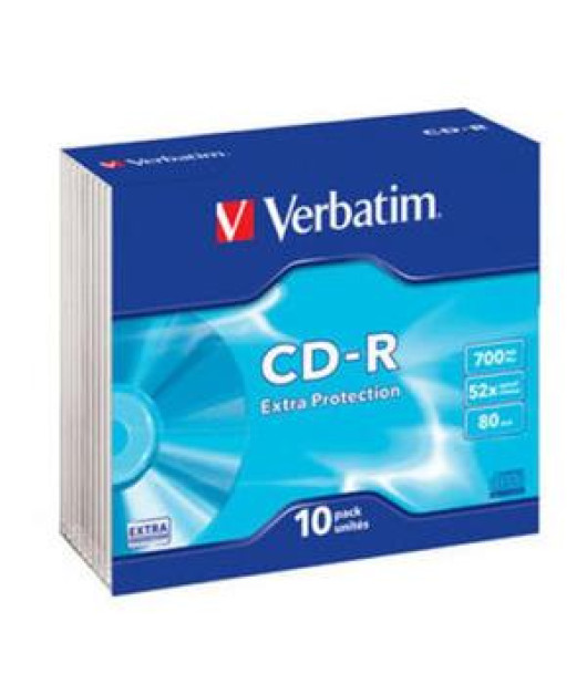 Verbatim CD-R 700MB 52x Extra protection surface slim 