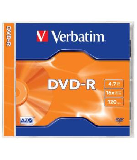 Verbatim DVD-R 16x klas.obal 