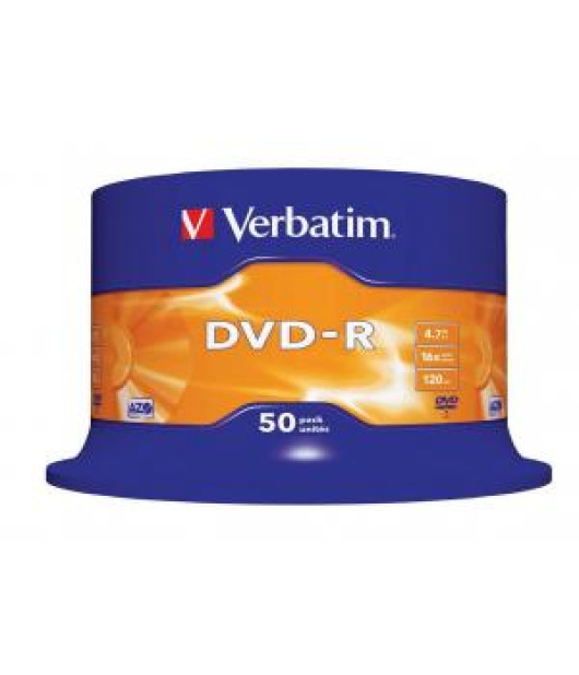 Verbatim DVD-R 16x 4,7GB cake 50 ks 