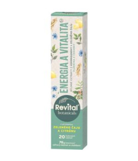 Revital Botanicals Energia a vitalita, 20 šumivých tabliet 