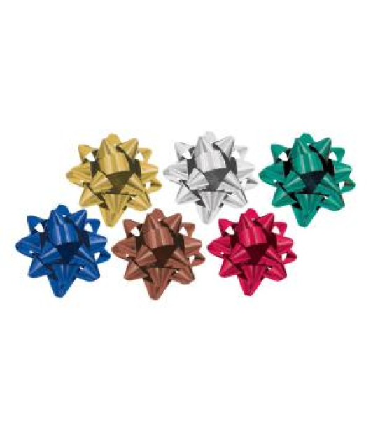 Vianočná darčeková mašľa mix farieb 80mm 