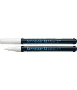 Lakový popisovač Schneider 271 biely 